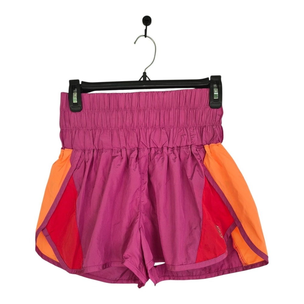 Free People x FP Movement‎ Hot Shot Running Shorts Purple Orange Women's S